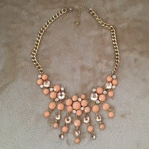 Costume jewelry gem necklace